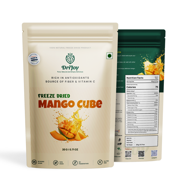 Freeze Dried Mango Cube